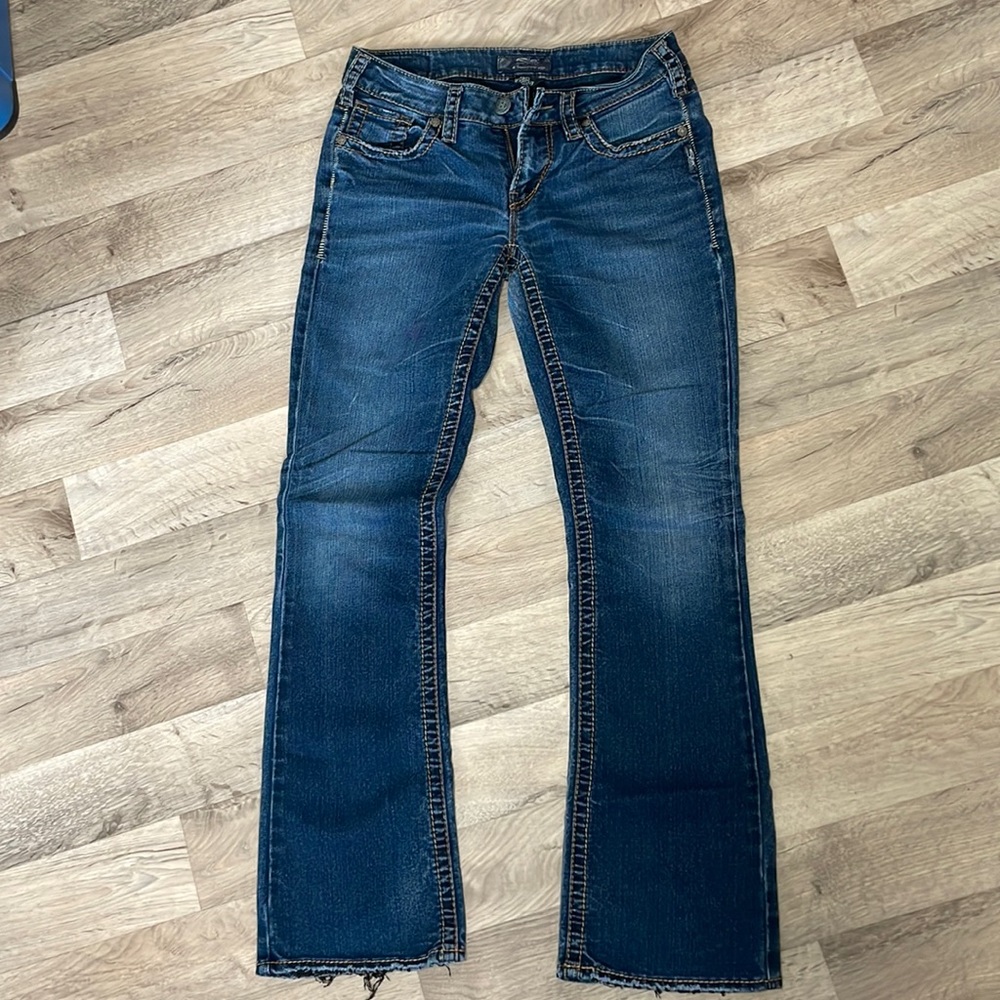 Silver jeans